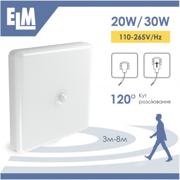 Фото - Светодиодный светильник ELM Mira S 30W 6500К IP40 26-0106
