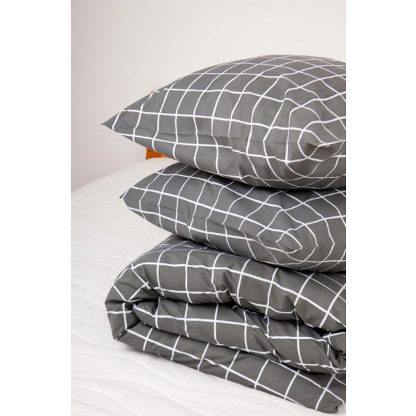 Фото - Комплект постельного белья ТЕП Happy Sleep Duo Grey Check (2-04010_26636)