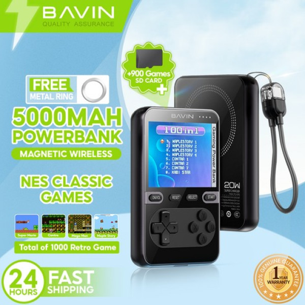 Фото - Батарея мобильная Bavin PC1200S 5000 mAh GAMING 20W Black (Y-PC1200S BK)
