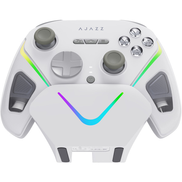 Фото - Геймпад Ajazz 2.4G/BT/USB RGB White (GP100S-W)