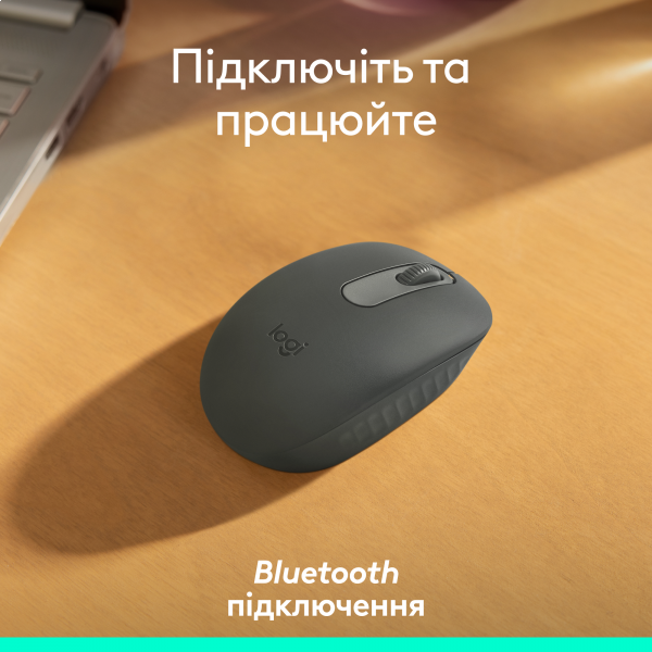 Фото - Мышь беспроводная Logitech M196 Bluetooth Mouse Graphite (910-007459)