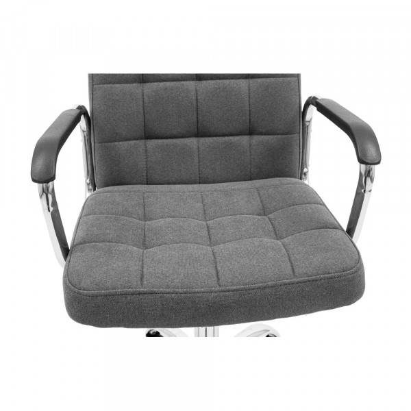 Фото - Кресло офисное Richman Брукс Хром Пиастра Темно-серый