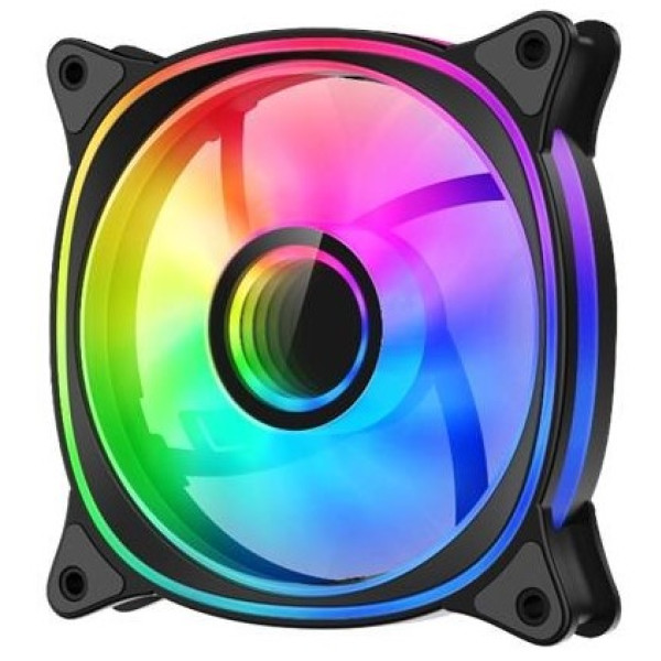 Фото - Корпусный вентилятор 2E GAMING Air Cool X Fan Black (2E-ACF120XB-ARGB) Фото - Корпусный вентилятор 2E GAMING Air Cool X Fan Black (2E-ACF120XB-ARGB)