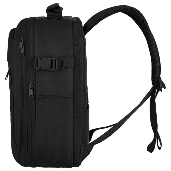 Фото - Рюкзак для ноутбука 2E Trek Cabin size EXP, 17/23л Black (2E-BPET-CABIN-BK)