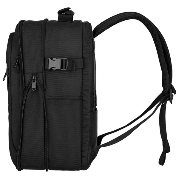 Фото - Рюкзак для ноутбука 2E Trek Cabin size EXP, 17/23л Black (2E-BPET-CABIN-BK)