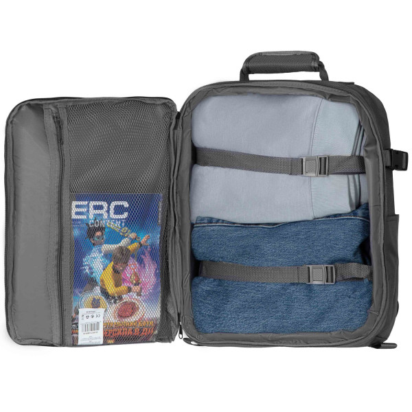 Фото - Рюкзак для ноутбука 2E Trek Cabin size EXP, 17/23л Gray (2E-BPET-CABIN-GR)