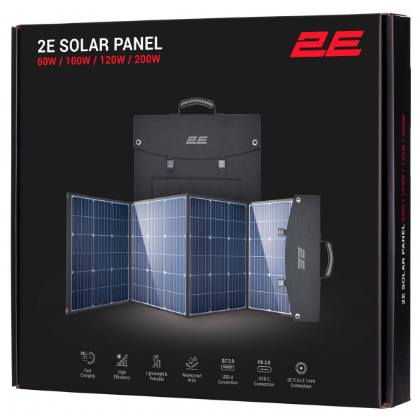 Фото - Портативная солнечная панель 2E 2E-EC-200