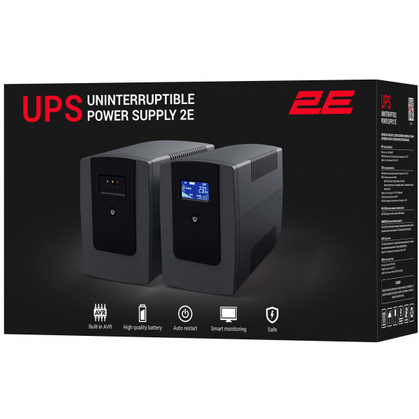Фото - Источник бесперебойного питания 2E 1200VA/720W (2E-ED1200)
