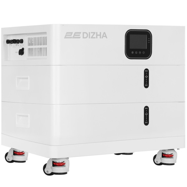 Фото - Система хранения энергии 2E PowerStation Dizha 10000 Вт 10.24 кВт/год, MPPT 11 кВт WiFi (2E-ESS-PSD10-10)