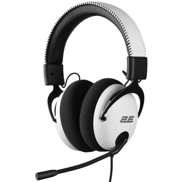 Фото - Гарнитура проводная игровая 2E HG310 V2 mini-jack (2E-HG310V2-WT)