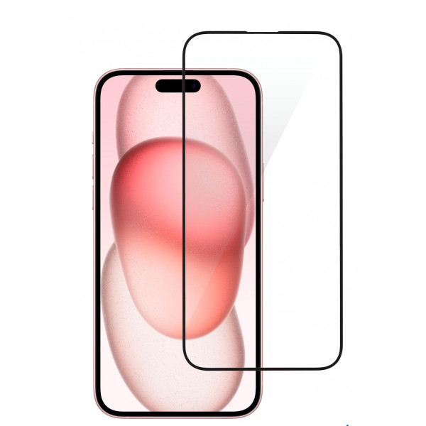 Фото - Защитное стекло для смартфона 2E for Apple iPhone 15 Plus(6.7), 2.5D FCFG (2E-IP-15PL-6.7-SMFCFG-BB)