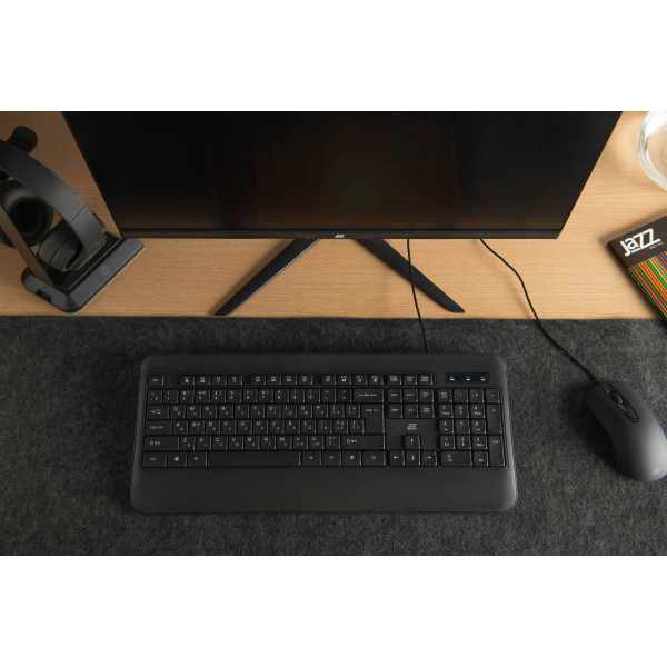 Фото - Клавиатура проводная 2E KS109 USB Black (2E-KS109UB)