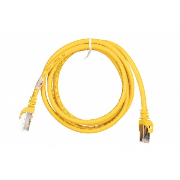 Фото - Кабель патч-корд 2E Cat 6 S-FTP RJ45 4Х2 27AWG 1.50 m Yellow (2E-PC6SFTPCOP-150YLW)