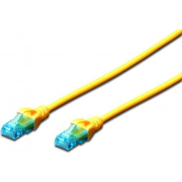 Фото - Кабель патч-корд 2E CAT 5e UTP 0.20 м 26AWG RJ45 Yellow (2E-PC5ECU-0.20LSZH-YLW)
