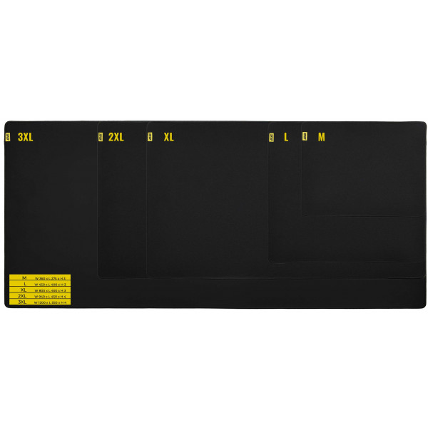 Фото - Коврик для мыши игровой 2E Gaming Pro Speed M Black (2E-SPEED-M-BK-PRO)