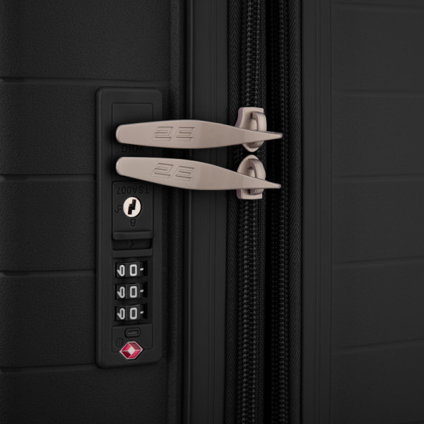 Фото - Чемодан 2E Aero 2 шт. (M+S) Black