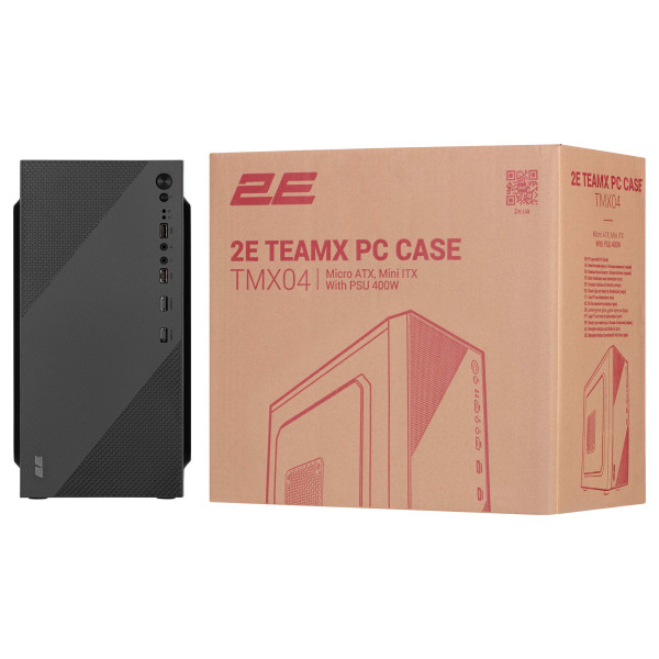Фото - Корпус 2E TeamX TMX04 Black с БП