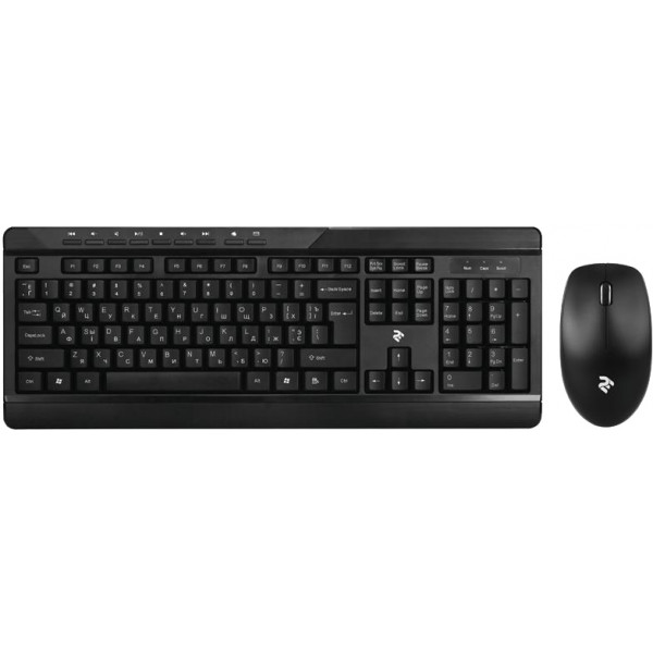 Фото - Клавиатура+мышь беспроводная 2E MF410 Black (2E-MK410MWB)