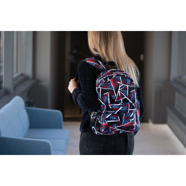 Фото - Рюкзак для ноутбука 2E TeensPack 13'' Absrtraction Red-Blue (2E-BPT6114RB)