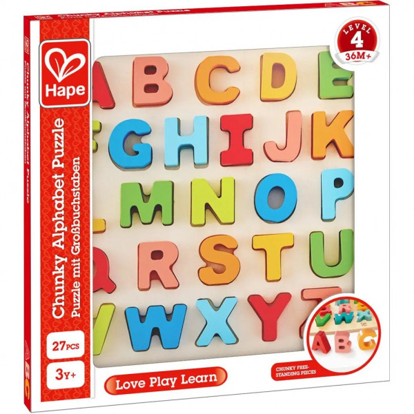 Фото - Настольная игра (3-4 года) Hape Английский алфавит (E1551)