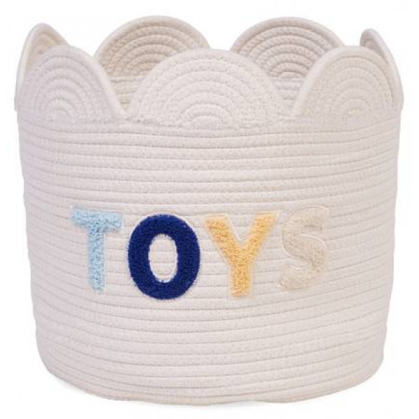 Фото - Корзина для игрушек Childhome Flower 30x30x30 см White (CCBAFL30) Фото - Корзина для игрушек Childhome Flower 30x30x30 см White (CCBAFL30)
