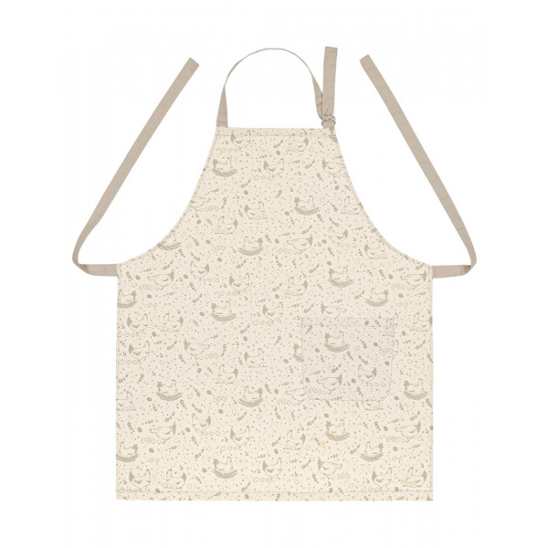 Фото - Фартук Home Line Полупанама курочки светло-коричневый/серо-бежевый (182684) Фото - Фартук Home Line Полупанама курочки светло-коричневый/серо-бежевый (182684)