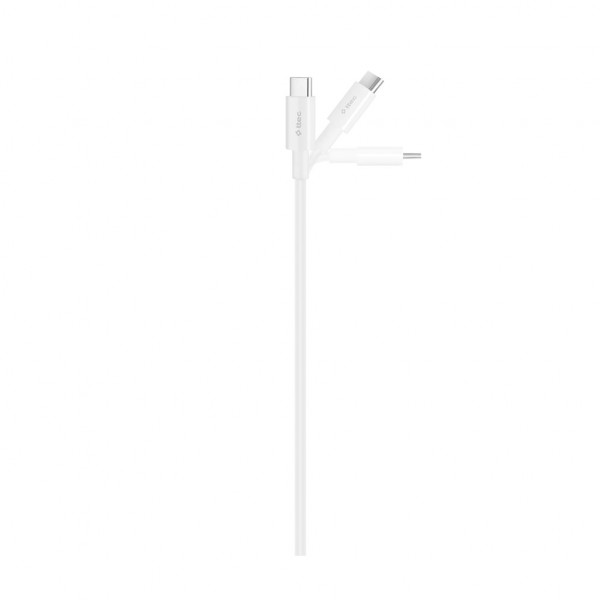 Фото - Кабель синхронизации данных Ttec USB Type-C - USB Type-C (M/M) 1.5 м White (2DK49B)