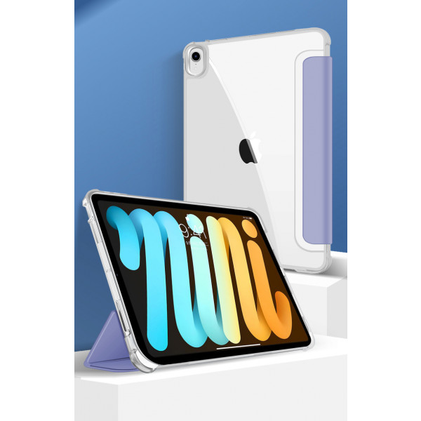 Фото - Чехол для планшета BeCover Soft Edge с креплением Apple Pencil for Apple iPad mini 6 2021 Purple (706809)