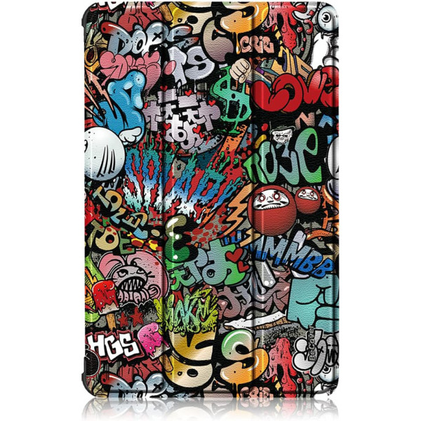 Фото - Чехол для планшета BeCover Smart Case for Samsung Galaxy Tab A9 SM-X115 8.7" Graffiti (709914)
