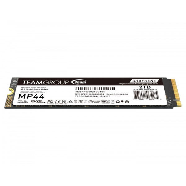 Фото - SSD-накопитель внутренний Team M.2-2280 PCI-E Gen4x4 MP44 2TB RETAIL (TM8FPW002T0C101)