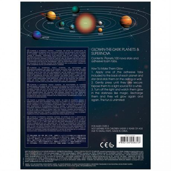 Фото - 3D наклейки 4М Планеты и 100 звезд (00-05631)