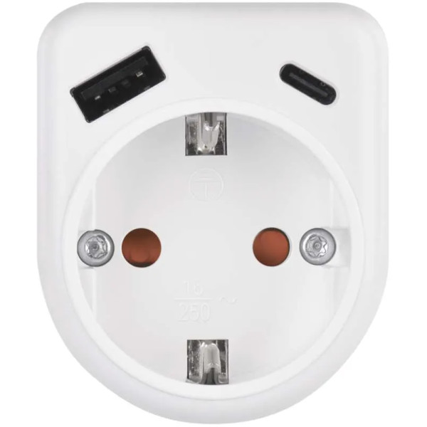 Фото - Сетевое зарядное устройство EMOS P0075 с 1xUSB-A 1xUSB-C