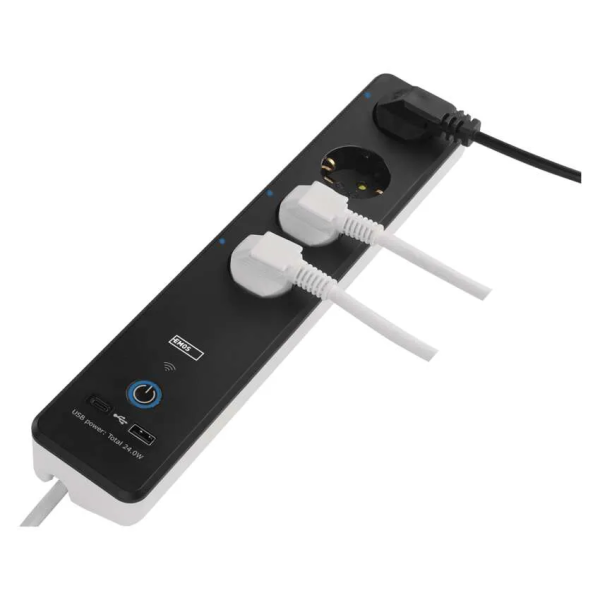 Фото - Сетевой фильтр EMOS Умный P1422SM 2 м 4 гнезда, ПВХ, USB-A, USB-C, Wi-Fi 1,5 мм2