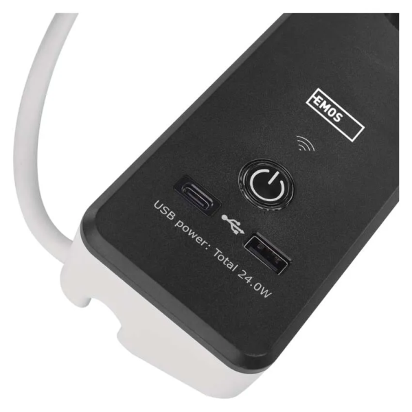 Фото - Сетевой фильтр EMOS Умный P1422SM 2 м 4 гнезда, ПВХ, USB-A, USB-C, Wi-Fi 1,5 мм2