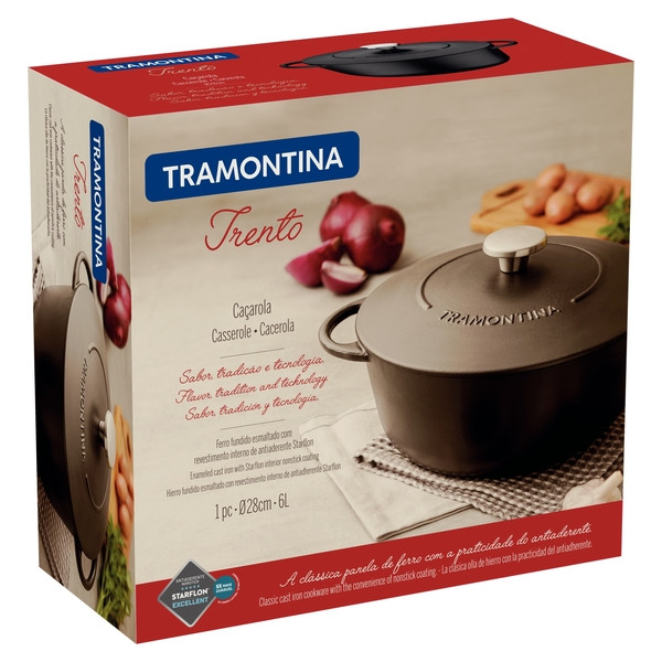 Фото - Кастрюля Tramontina Trento 6 л (20805/028)