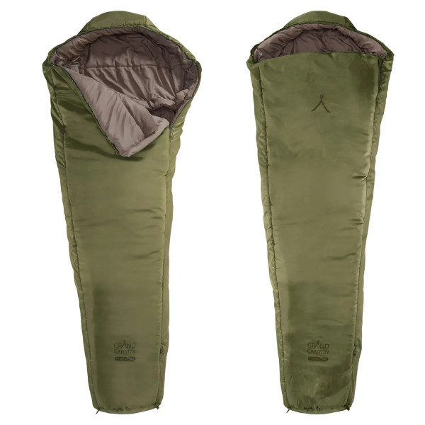 Фото - Спальный мешок Grand Canyon Fairbanks 190 Capulet Olive Left (340020)