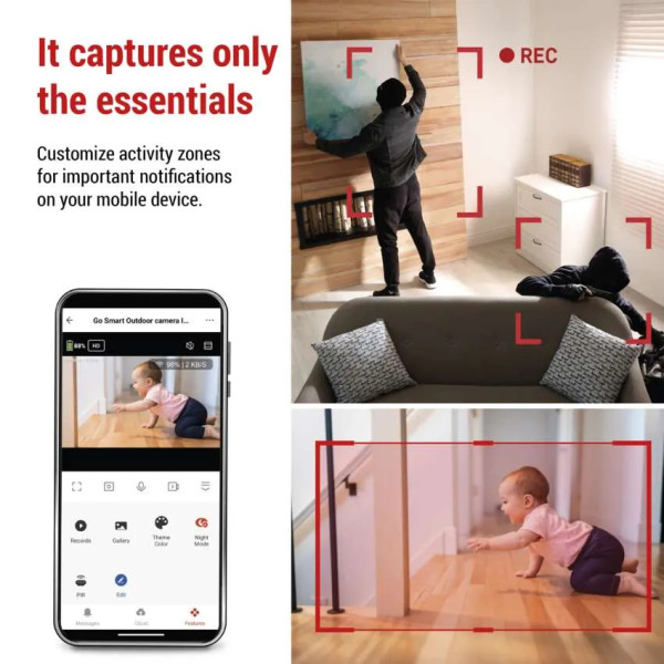 Фото - IP-камера EMOS H4060 Go Smart, с Wi-Fi, 2.4GHz/5GHz