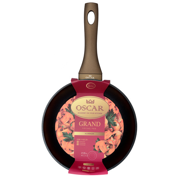 Фото - Сковорода универсальная OSCAR Grand 20 см (OSR-1103-20)