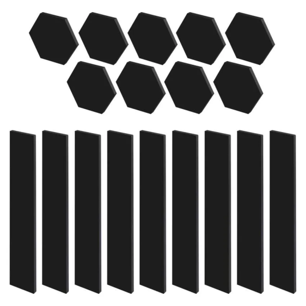 Фото - Светодиодный светильник EMOS ZIW269R LINES 9 частей, черный, 34 Вт, RGBIC, WIFI