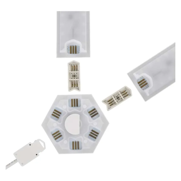 Фото - Светодиодный светильник EMOS ZIW269R LINES 9 частей, черный, 34 Вт, RGBIC, WIFI