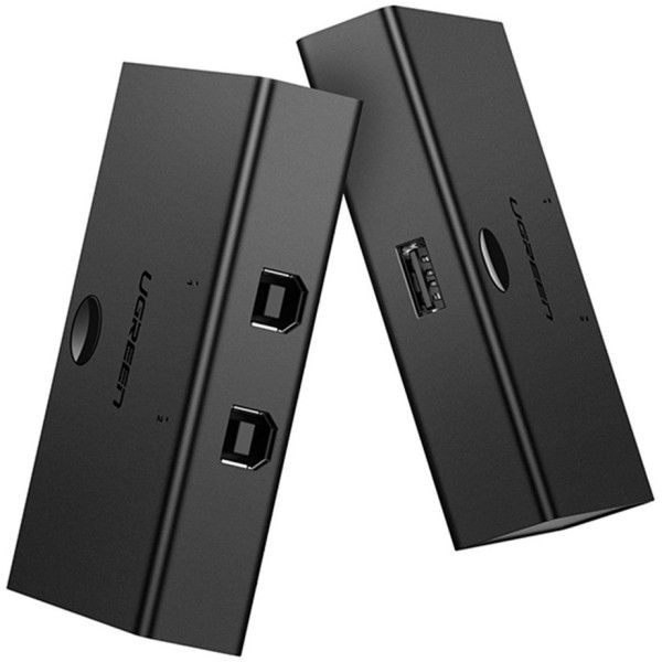 Фото - Хаб USB UGREEN USB 2.0 Sharing Switch 2x1 Black (30345)
