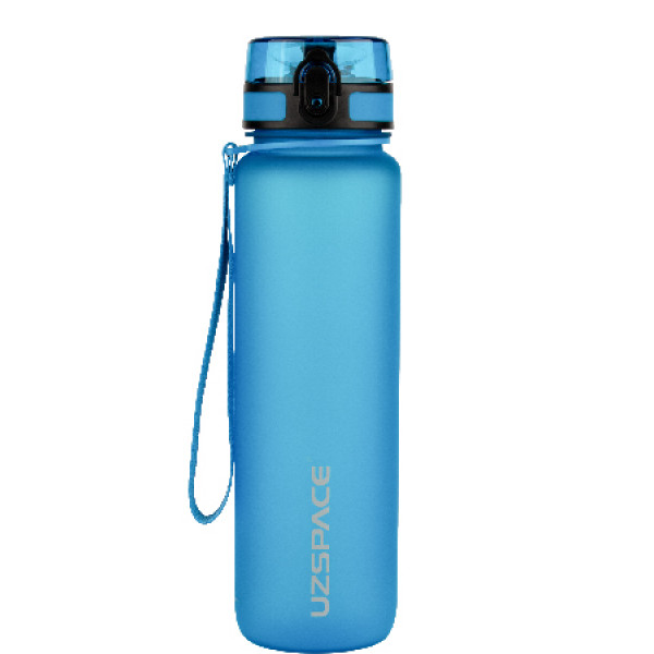 Фото - Бутылка для воды UZspace 3038 Frosted 1000 мл ярко-голубая