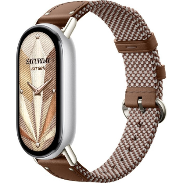 Фото - Ремешок для фитнес-браслета Xiaomi for Band 10 Silk Knitted Strap Feather Brown (BHR07YJGL)