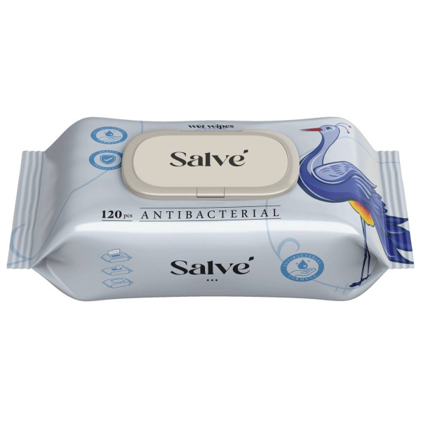 Фото - Салфетки гигиенические влажные Salve 120 шт. (5853954200577)