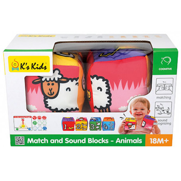 Фото - Кубики K’S Kids Животные (KA10755-GB)