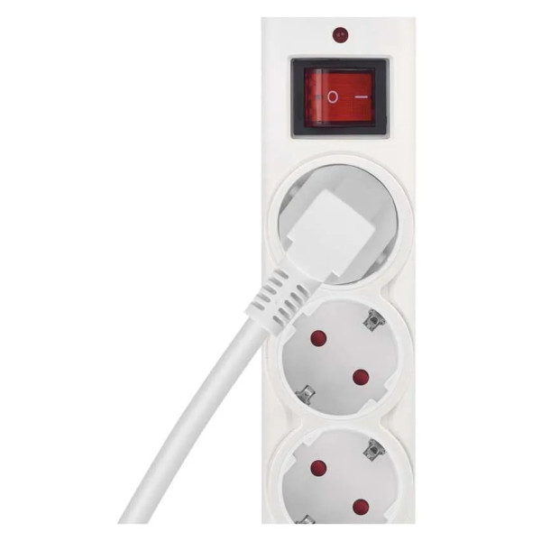 Фото - Сетевой фильтр EMOS P54215, 6 розетки, 1,5м. 10A 2300Вт белый