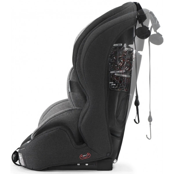 Фото - Автокресло Kinderkraft Safety Fix Black/Gray (KKFSAFEBLGR000)