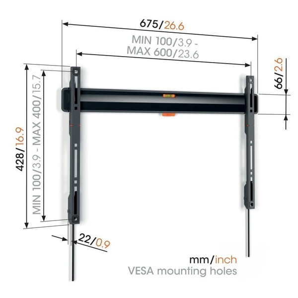 Фото - Крепление для телевизора Vogels TVM 3603 Black