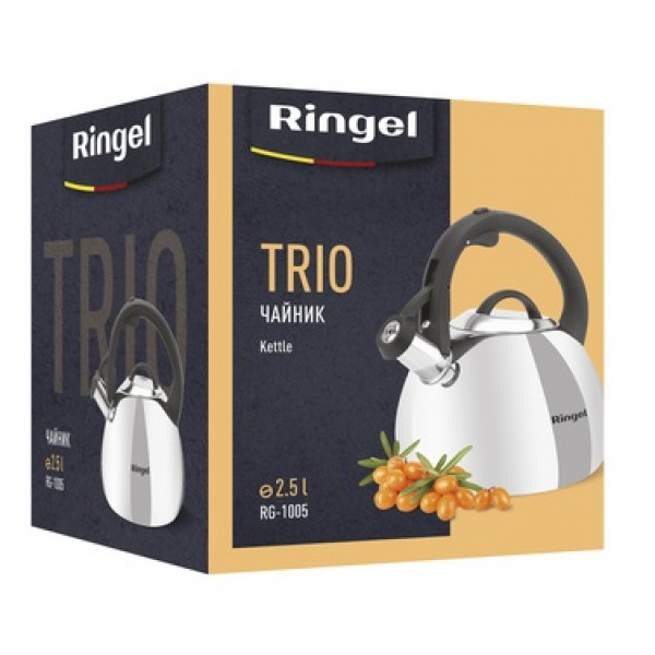 Фото - Чайник металлический Ringel Trio 2.5 л (RG-1005)