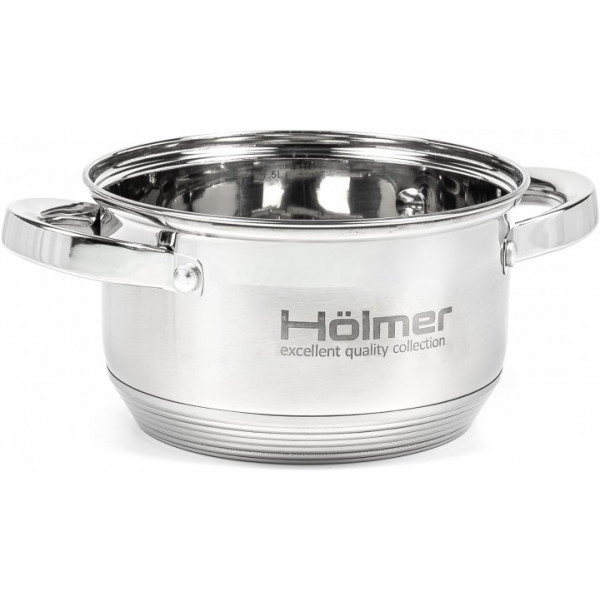 Фото - Кастрюля Holmer CR-12527-SS